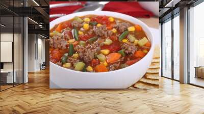 Vegetable Beef Soup Wall mural