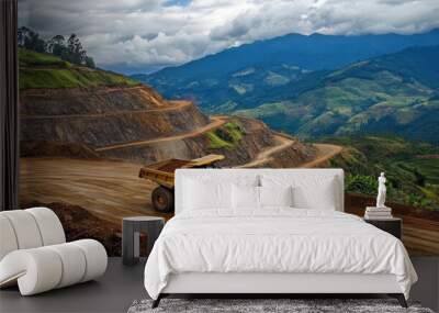 Export technology in Peru: Mining technology and agricultural exports, Wall mural