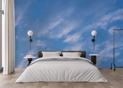 Cloud in blue sky Wall mural