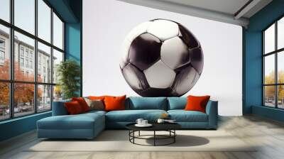 soccer ball isolated on white Wall mural