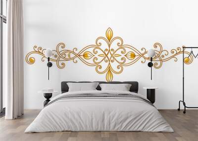 ornamenta line with white plain background Wall mural