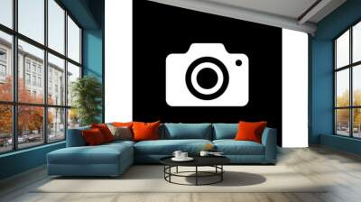 photo camera icons set. photography symbol. photographing sign. isolated raster illustration on whit Wall mural