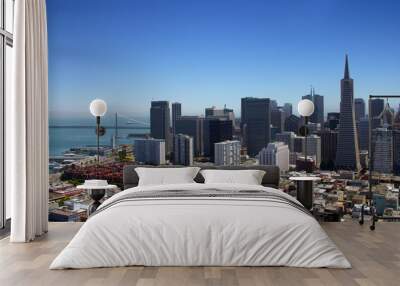 san francisco skyline Wall mural