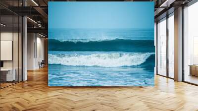 wave on the beach Wall mural