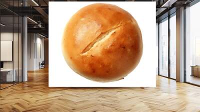 Fresh Bread Roll, Artisan Bread, Golden Brown Bun, Baked Bread, Round Bread Roll, Crusty Bread, Soft Bread Roll, Bakery Fresh Bun Wall mural