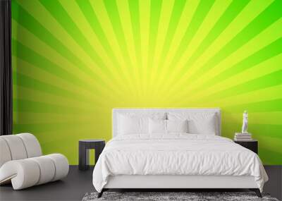 Sunbeams, abstract background Wall mural