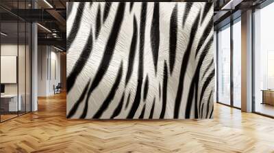 White bengal tiger leather. Leather texture background. White tiger skin texture. Vector illustration. Wall mural