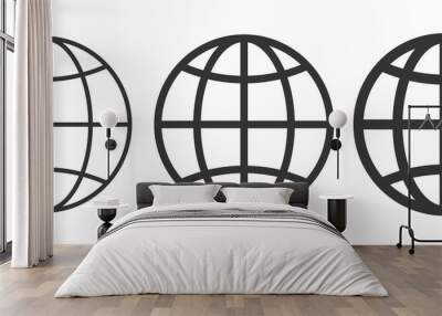 world icon - vector. Wall mural