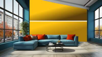 yellow background. two yellow background combination color for social media background Wall mural