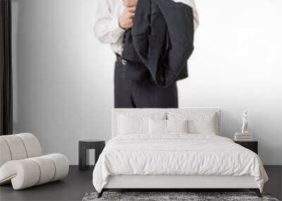 Confident Asian businessman Wall mural