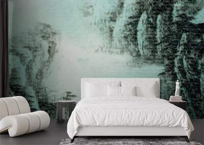 summer landscape Wall mural