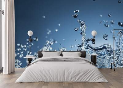 abstract water splash Wall mural