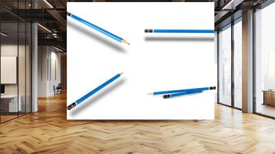 pencil 2b isolated on white background Wall mural