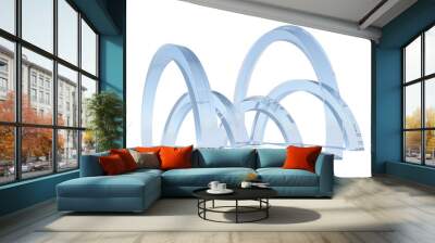 Abstract glass architecture Wall mural