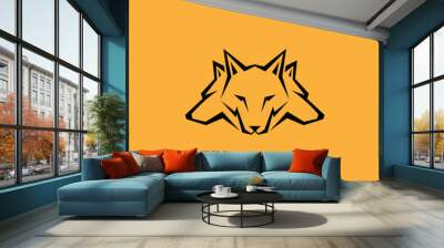 cerberus logo design concept element Wall mural