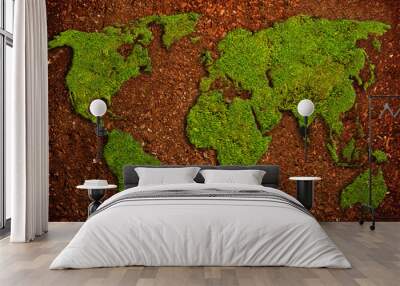 Green planet,safe planet Wall mural