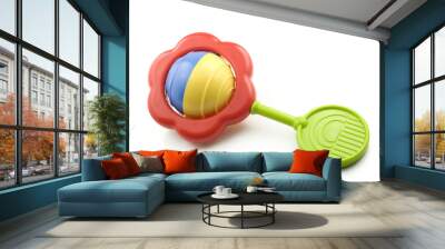 Colorful Baby Rattle Wall mural