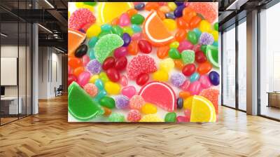 Colorful Candy Background Wall mural