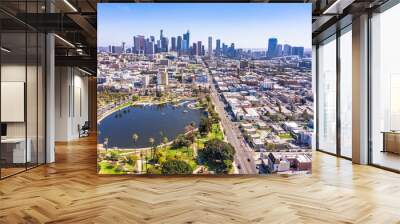 MacArthur Park Los Angeles Wall mural