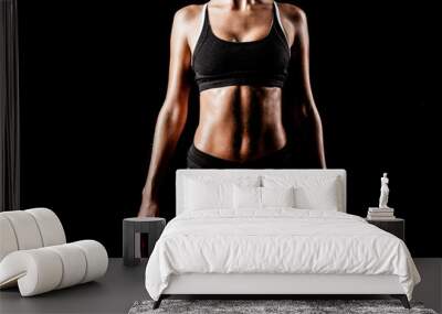 sport woman body Wall mural