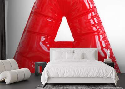 Balloon Letter A Red Modern Wall mural