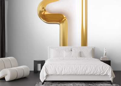 Gold Number 1 Wall mural