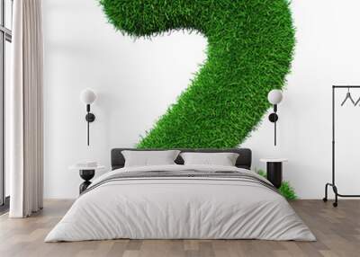 Grass Number 2 - 3d Rendering Wall mural