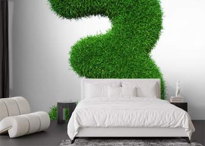 Grass Number 3 - 3d Rendering Wall mural