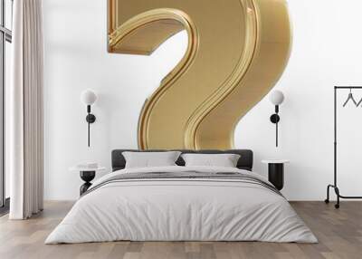 Icon 3D Question Mark Wall mural