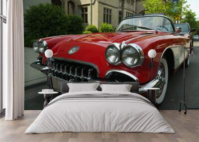 little red corvette Wall mural