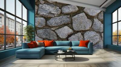 New England Rock Wall Close-Up Wall mural