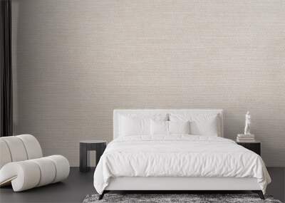 Muslin fabric cloth woven texture background light white cream color Wall mural