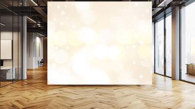 abstract blur soft gradient gold color background with star glittering light for show,promote and advertisee product and content in merry christmas and happy new year season collection concept	 Wall mural