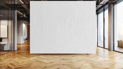 close up clean plain white color cement wall panoramic background texture for show or advertise or promote product and content on display and web design element concept	 Wall mural