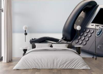 close up telephone landline at office concept	 Wall mural