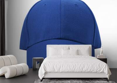 blue cap isolated on white background. Wall mural