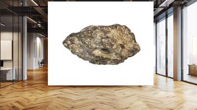 stones isolated on white background.Big granite rock stone.rock stone isolated on white background Wall mural