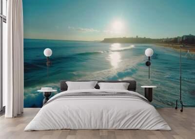 Bondi Beach - Famous surf and coastal views in Sydney, Australia Wall mural