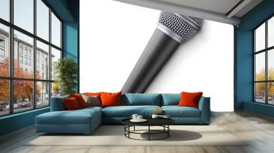 Microphone isolated Wall mural