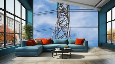 High voltage pos Wall mural