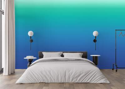 Background wall plaster painted. Abstract background wall with dark blue green  to white gradation texture. With copy space. Wall mural