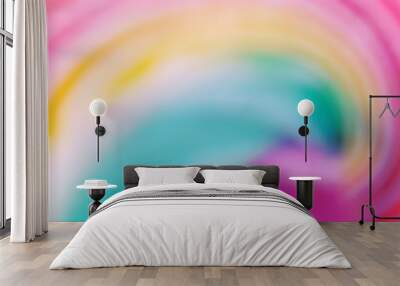 colorful background have pink,red,white,yellow and green so sweet Wall mural