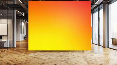 Abstract reddish orange yellow gradient background Wall mural