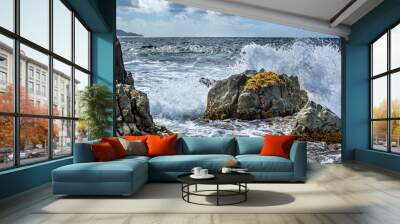 Atlantic rocks Wall mural