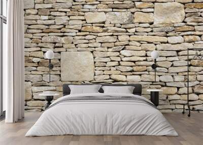 Brand new cotswold drystone wall Wall mural