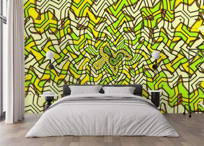 seamless pattern with lines Wall mural