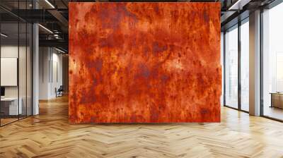 rusty metal background Wall mural