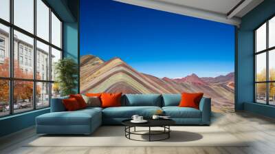 Vinicunca Rainbow Mountains Peru  Wall mural