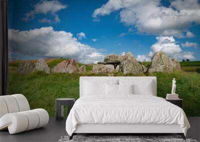 Poskaer Stenhus , the largest stone circle in denmark, this is in mols bjerge nature area Wall mural