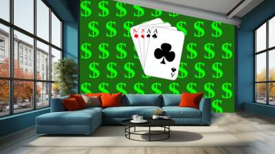 Casino background Wall mural